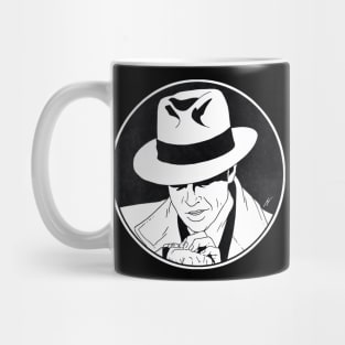 DICK TRACY (Circle Black and White) Mug